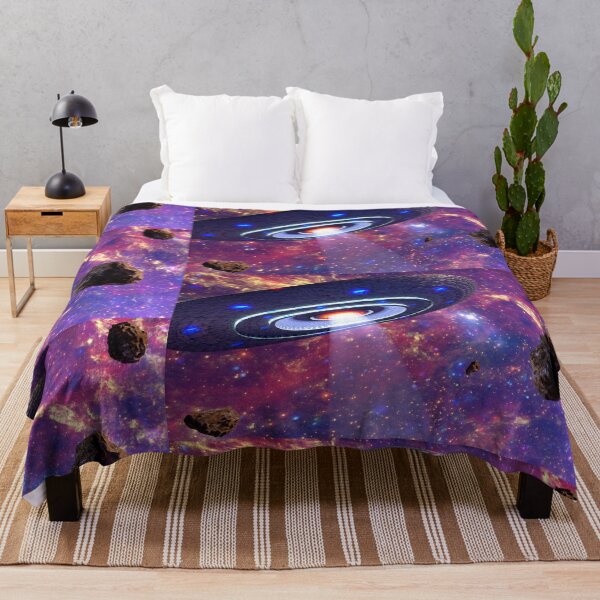 Item preview, Mysterious UFO Flying Through Deep Space designed and sold by flashishoop.