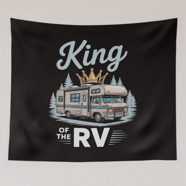 Item preview, King of the RV Camper RV Owner Gift designed and sold by RONALPARAD.