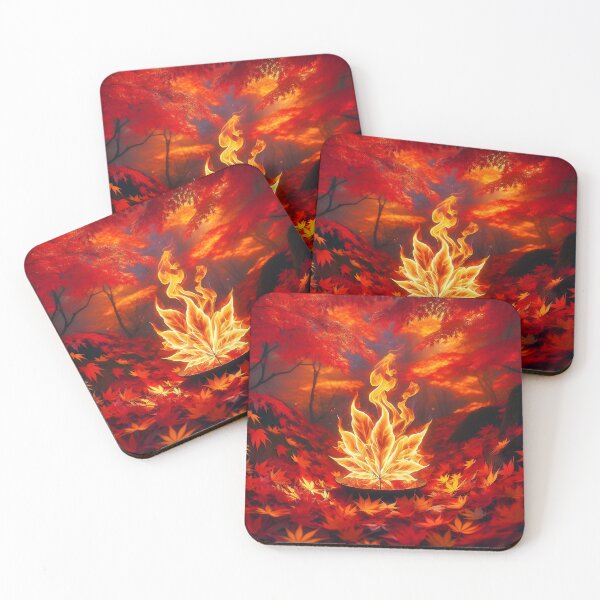 Item preview, Fiery Leaf, Ai Generated Art  designed and sold by ACC .
