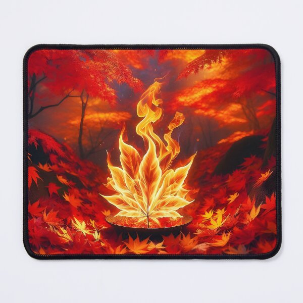 Item preview, Fiery Leaf, Ai Generated Art  designed and sold by ACC .