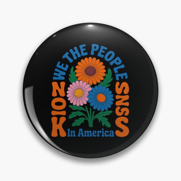 Item preview, No Kings in America We The People Boho Floral lovers designed and sold by joyouartArt.