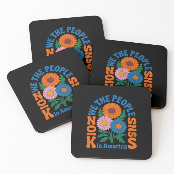 Item preview, No Kings in America We The People Boho Floral lovers designed and sold by joyouartArt.