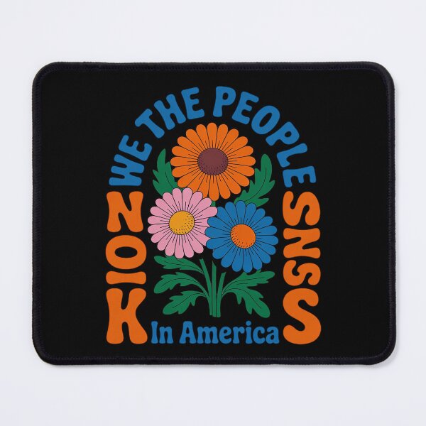 Item preview, No Kings in America We The People Boho Floral lovers designed and sold by joyouartArt.