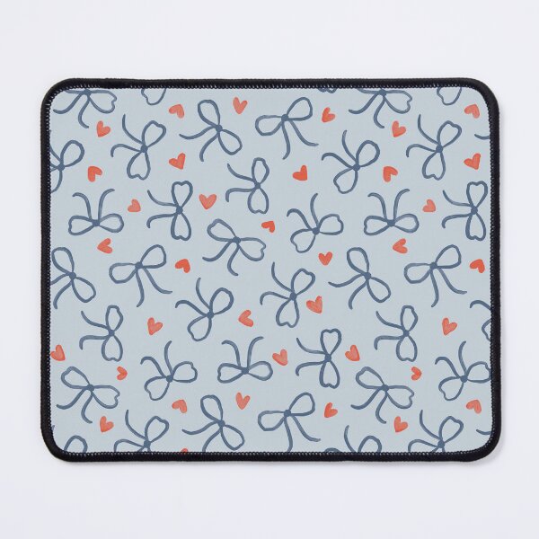 Item preview, Lovely hand-painted bows and hearts | Pastel blue coquette designed and sold by Illustrated by Nat.