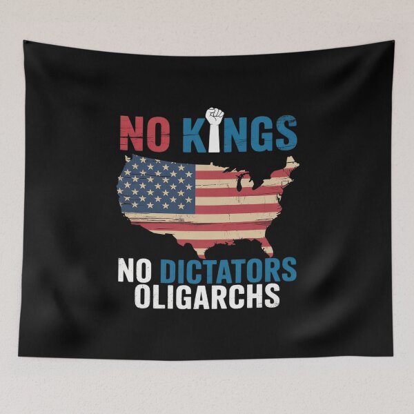 Item preview, No Kings No Dictators No Oligarchs Anti Oligarchy Resist  designed and sold by joyouartArt.