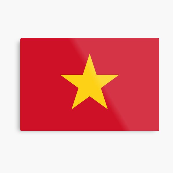 Vietnam Flag- Show your love for Vietnam! Metal Print