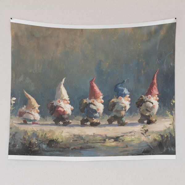 Item preview, Marching Gnomes in the Forest designed and sold by lautir.