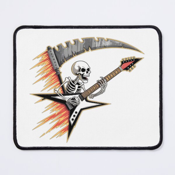 Item preview, Burning Strings – Heavy Metal Skull designed and sold by Fadi Alyaldani.