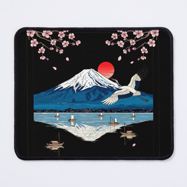 Item preview, Vintage Ukiyo-e Japanese Landscape Art designed and sold by SholoStudio.