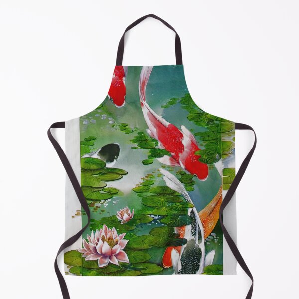 Artikelvorschau, Koi Fish Pond Lotus Japanese Garden Zen Art entworfen und verkauft von SofiaStutio.