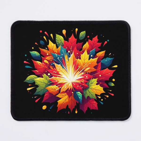 Item preview, Splashed Colourful Leaves, Ai Generated Art  designed and sold by ACC .