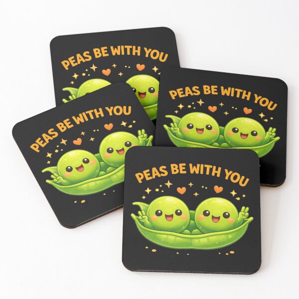 Item preview, Peas Be With You Cute Pea Pun designed and sold by Papier Atelier Art.
