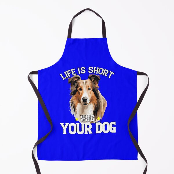 Item preview, Collie Pet Owner Art Design Life Is Short Hug Your Dog designed and sold by fantasticdesign.