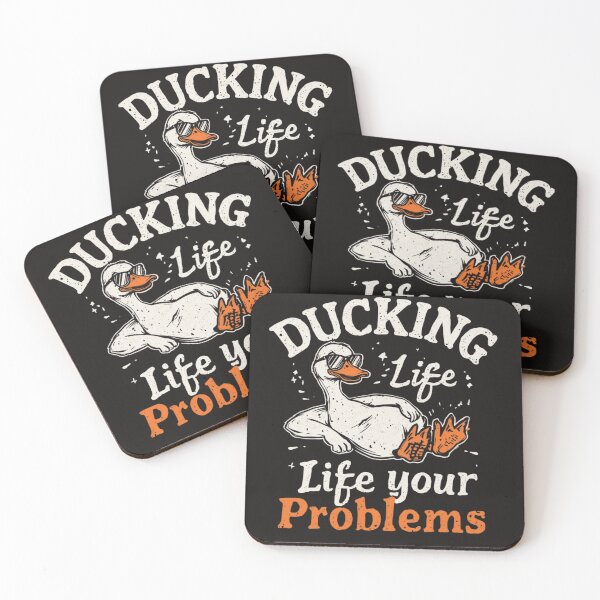 Item preview, Funny Ducking Life Duck with Sunglasses Vintage designed and sold by julissa9474.