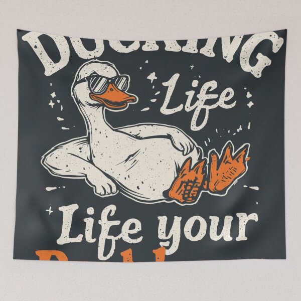Item preview, Funny Ducking Life Duck with Sunglasses Vintage designed and sold by julissa9474.
