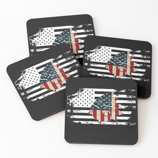 Item preview, Native American Warrior and USA  Flag stressed design for Birthday designed and sold by erozzz.