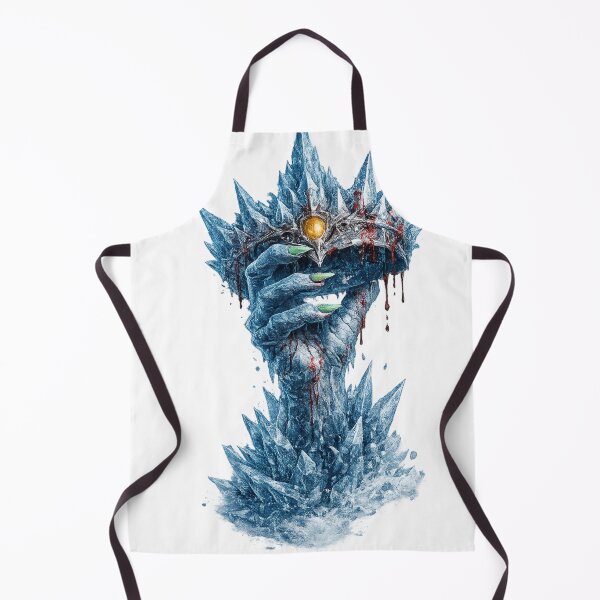 Item preview, Ice King Hand – Frozen Hand Holding a Bloodstained Ice Crown designed and sold by BoldLineDesign.