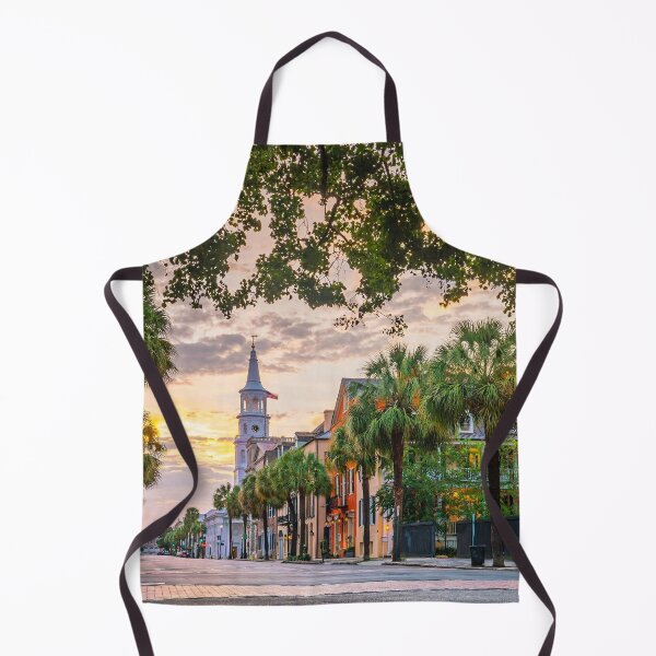 Item preview, Charleston South Carolina Palm Trees Sunset Historic designed and sold by SofiaStutio.