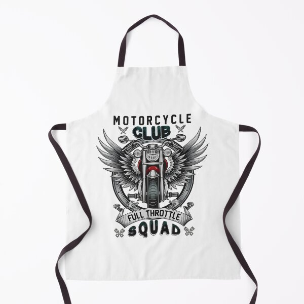 Item preview, Full Throttle Motorcycle Club - Vintage Winged Biker Squad Art designed and sold by Latikshop.