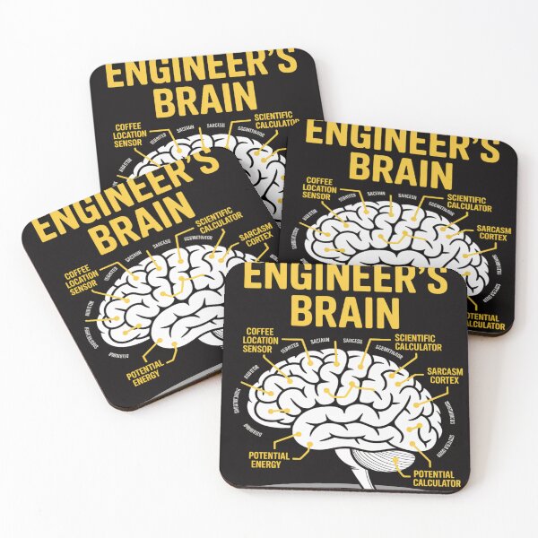 Item preview, Engineer's Brain - Sarcastic Engineering Gift designed and sold by rutimenta.
