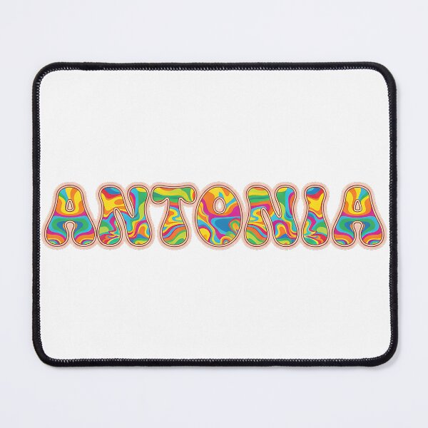Item preview, ❤️ Antonia Personalized Name Wavy Retro Shirt, Coffee Mug, Sticker Gift designed and sold by HelixPedia.