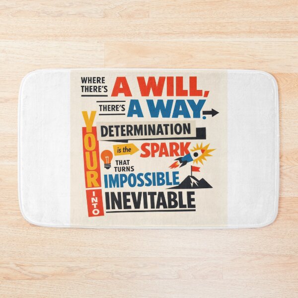 Item preview, Determination: The Spark That Powers Possibility designed and sold by ForeverPrintsOK.