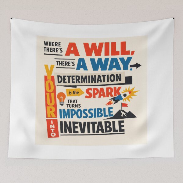 Item preview, Determination: The Spark That Powers Possibility designed and sold by ForeverPrintsOK.