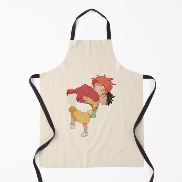 Item preview, Ponyo on the Cliff – Ponyo and Sôsuke designed and sold by madebymirabelle.