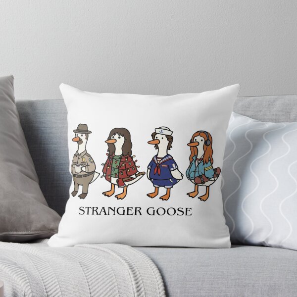 Artikelvorschau, funny goose art, retro 80s parody, goose lover gift, cute duck shirt, honking goose, nostalgia animal tee, sheriff duck, sailor goose entworfen und verkauft von Karma-Koutur.