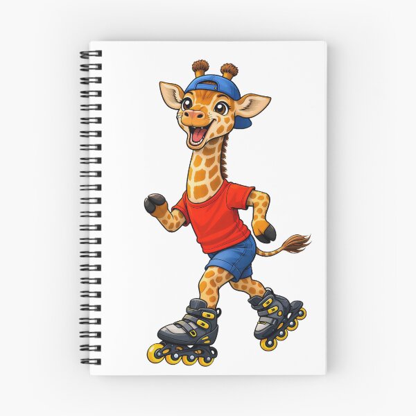 Item preview, Rollerblading Giraffe designed and sold by TenderPawStudio.