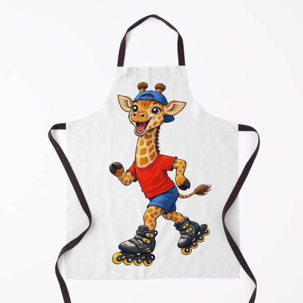 Item preview, Rollerblading Giraffe designed and sold by TenderPawStudio.