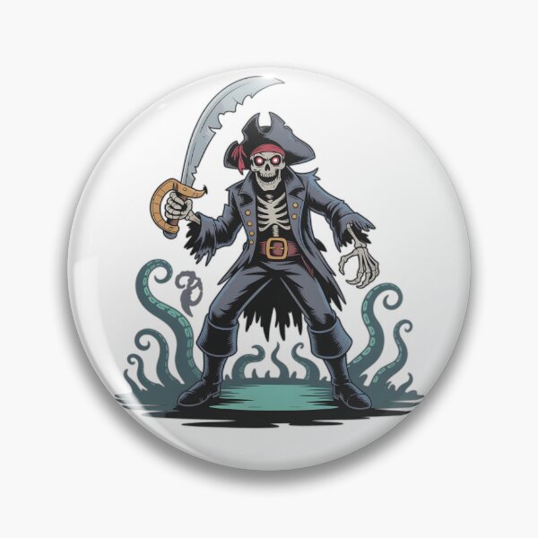 Item preview, Undead Skeleton Pirate – Dark Gothic Fantasy Art designed and sold by Fadi Alyaldani.