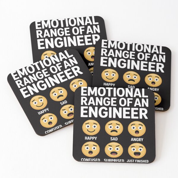 Item preview, Emotional Range Of An Engineer Engineering Faces Fan designed and sold by rutimenta.