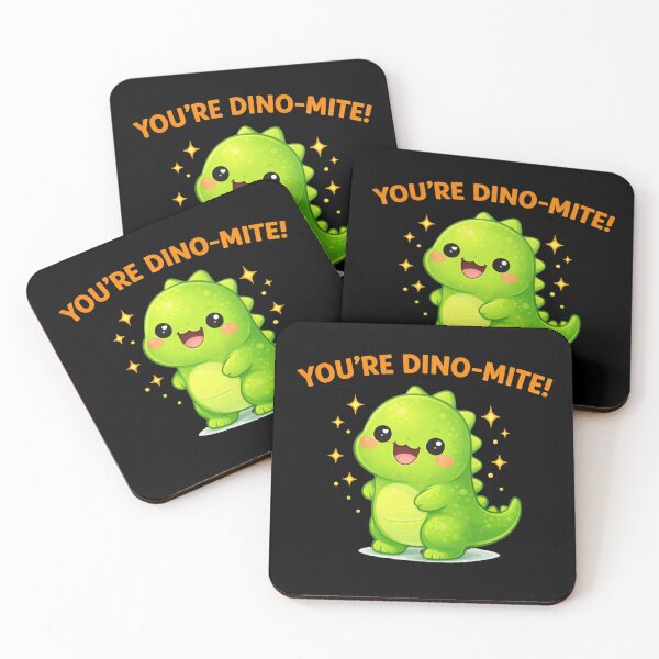 Item preview, You’re Dino-Mite Cute Dinosaur Pun designed and sold by Papier Atelier Art.