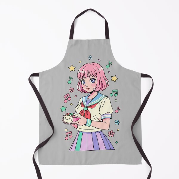 Item preview, Kawaii Pastel Anime Schoolgirl Bento designed and sold by SholoStudio.