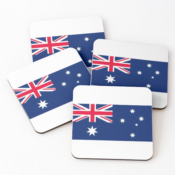 Item preview, Australian Flag – Blue Red White Southern Cross Design designed and sold by tokyojeff.