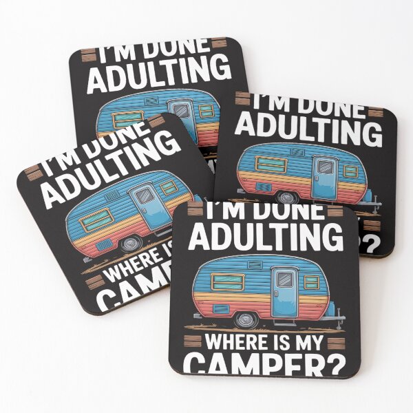 Item preview, Camper Travel Trailer Park Road Trip designed and sold by rutimenta.