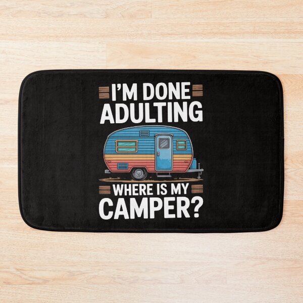 Item preview, Camper Travel Trailer Park Road Trip designed and sold by rutimenta.