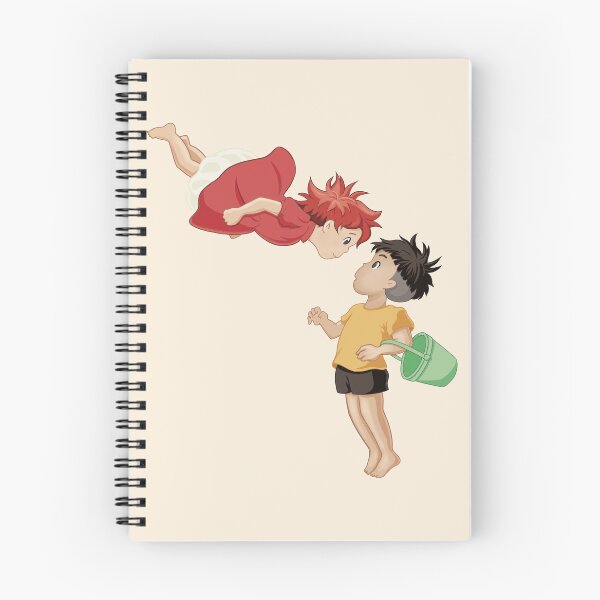 Item preview, Ponyo on the Cliff – Ponyo and Sôsuke designed and sold by madebymirabelle.
