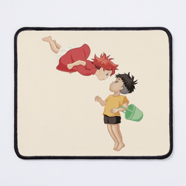 Item preview, Ponyo on the Cliff – Ponyo and Sôsuke designed and sold by madebymirabelle.