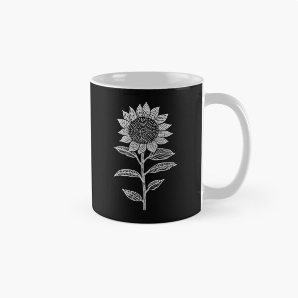 Item preview, Girasol Verano Floral Puntillismo Dot Art designed and sold by ConcienciaEco.