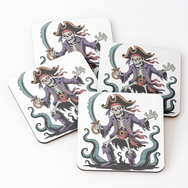 Item preview, Skeleton Pirate Reaper – Dark Gothic Comic Art designed and sold by Fadi Alyaldani.