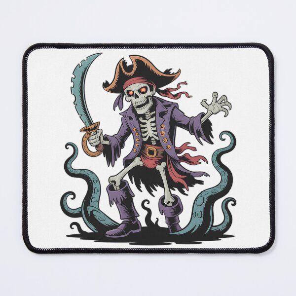 Item preview, Skeleton Pirate Reaper – Dark Gothic Comic Art designed and sold by Fadi Alyaldani.