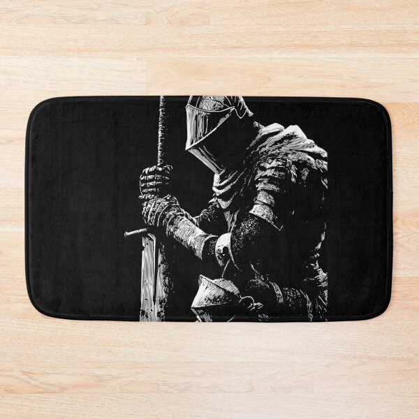 Item preview, Dark Knight in Armor: Black and White Woodcut Illustration designed and sold by Lukasz Kobylka.