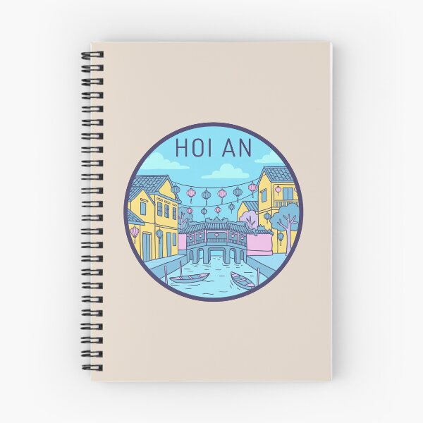Item preview, Hoi An Vietnam Japanese Covered Bridge Badge, Ancient Town Landmark with Colorful Lanterns designed and sold by InvestingRoad.