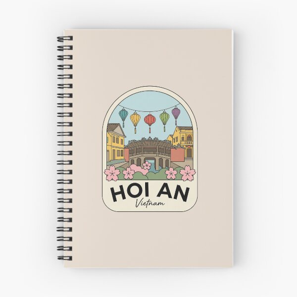 Item preview, Hoi An Vietnam Japanese Covered Bridge Badge, Ancient Town Landmark with Colorful Lanterns designed and sold by InvestingRoad.