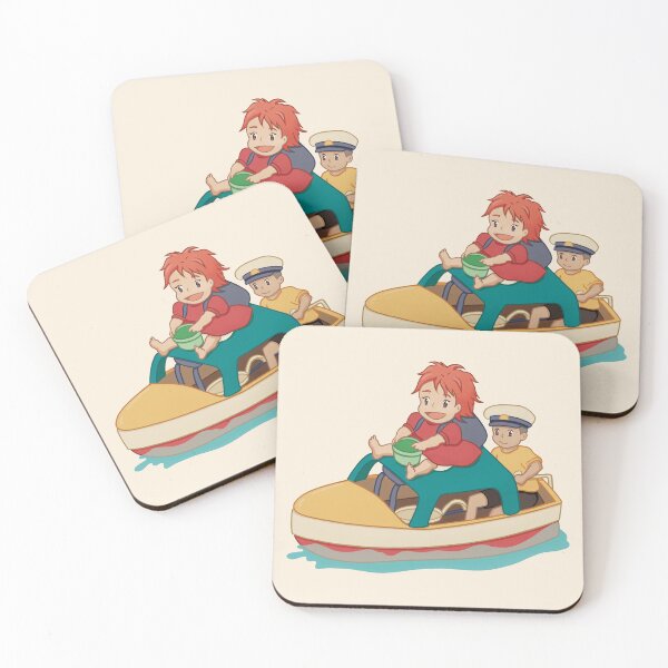 Item preview, Ponyo on the Cliff – Ponyo and Sosuke in a Boat designed and sold by madebymirabelle.