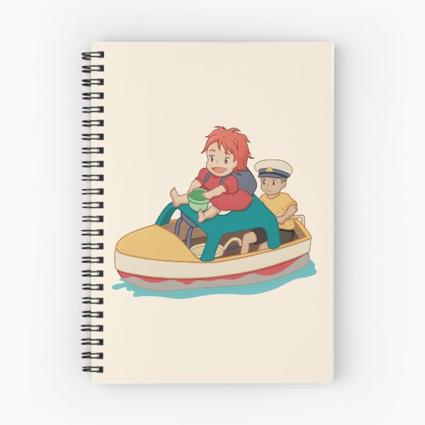 Item preview, Ponyo on the Cliff – Ponyo and Sosuke in a Boat designed and sold by madebymirabelle.