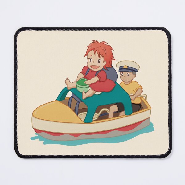 Item preview, Ponyo on the Cliff – Ponyo and Sosuke in a Boat designed and sold by madebymirabelle.