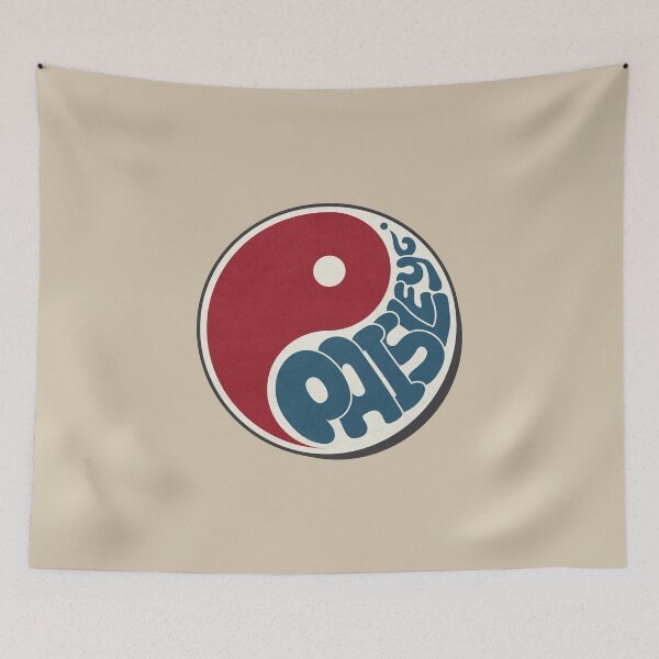Item preview, Taiji Paisley Fusion Symbol Typography designed and sold by trepiu.